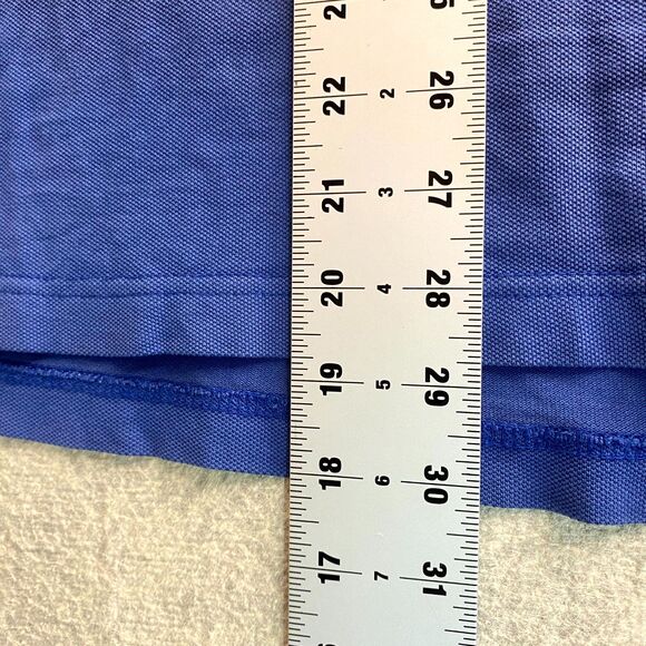 johnnie-O Hangin' Out Cotton Short‎ Sleeve Polo Blue Color Mens Size L - Picture 9 of 10